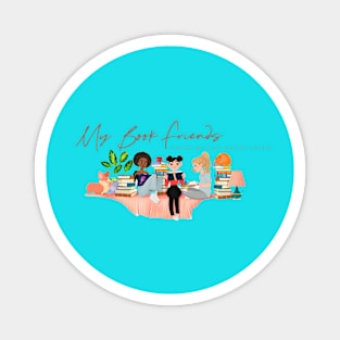 My Book Friends Logo Magnet